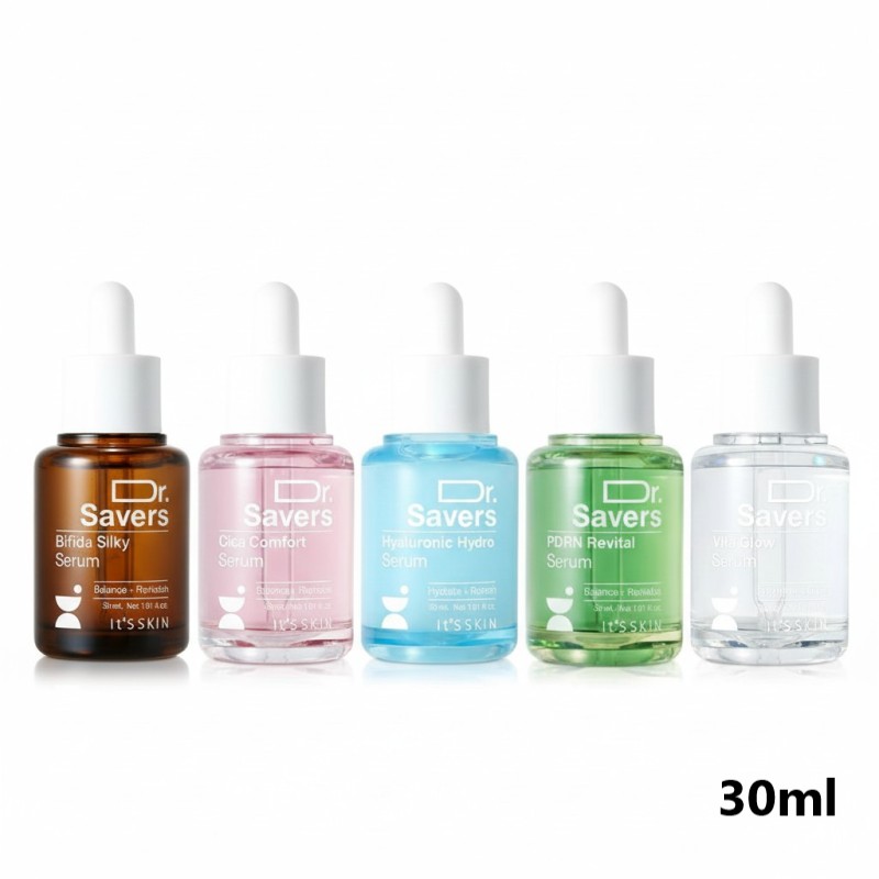 イッツスキン ドクターセイバーズ 全5種 各30ml スキンケア セラム 美容液 アンプル ニキビケア It’S SKIN プチプラ 韓国コスメの画像