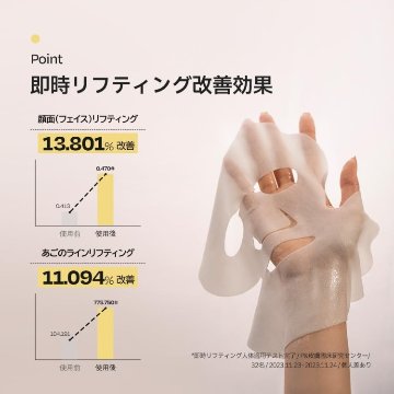 d’Alba(ダルバ) インテンシブリフテンションマスク 3枚入りフェイス パック 顔 シートマスク マスクパック 鎮静 保湿 潤い 栄養 弾力 クーリング 成分 集中 贅沢 お悩み別 乾燥肌の画像