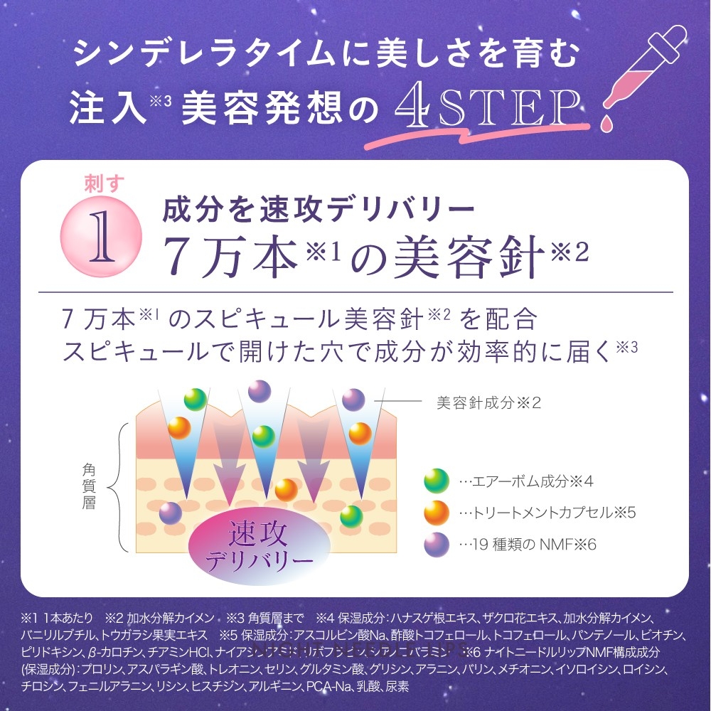 CHOOSY チューシー ナイトニードルリップ クリアパープル 15g　美容針 ナイトパック 保湿 リップトリートメント 夜用リップ 唇ケア チューシー 即日発送の画像
