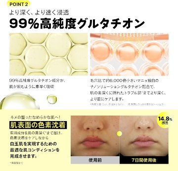 マニョ manyo グルタチオン7トナー 210ml 化粧水 保湿 うるおい 透明感 スキンケア シミケア ツヤ肌 無臭 韓国コスメの画像