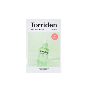 Torriden（トリデン） バランスフルシカマスク 3枚入 CICA シートマスク 皮脂 鎮静 スキンケア 無着色 無香料 正規品 保湿 乾燥肌 揺らぎ肌 ヴィーガン処方 低刺激 敏感肌 の画像
