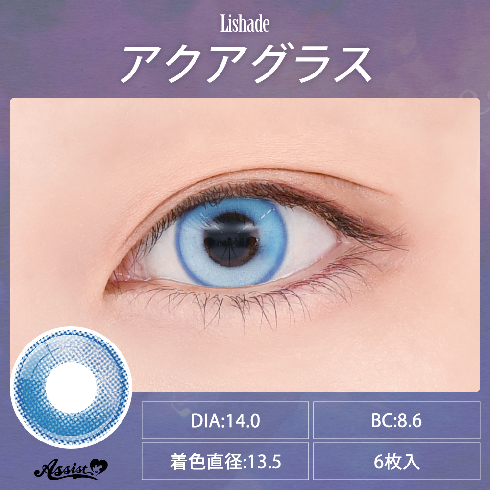 アシストシュシュ リシェイド ワンデー【1箱6枚入】全12カラーの画像