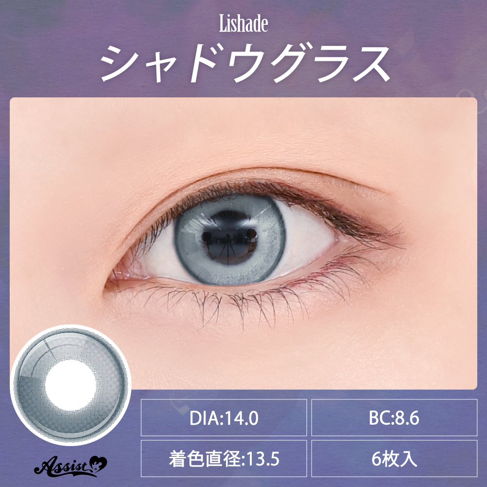 アシストシュシュ リシェイド ワンデー【1箱6枚入】全12カラーの画像