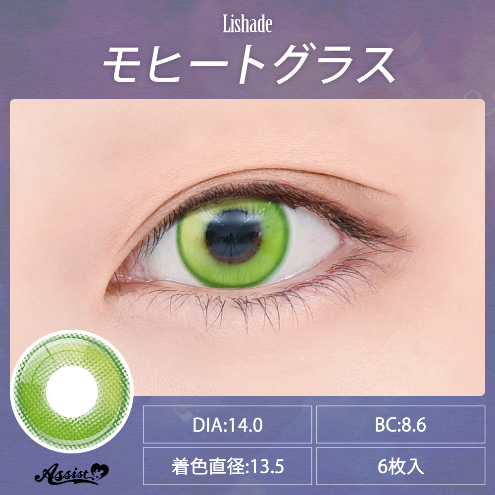 アシストシュシュ リシェイド ワンデー【1箱6枚入】全12カラーの画像