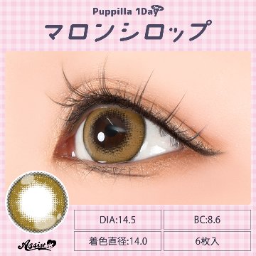 アシストシュシュ パピーラワンデーシロップ【1箱6枚入】全31カラーの画像