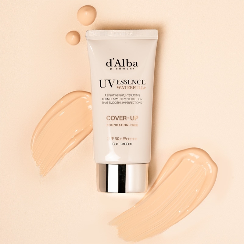 d’Alba ダルバ ウォータフルトーンアップサンクリーム カバーベージュ 50ml 化粧下地 ベースメイク 日焼け止め UVカット カバーアップ 韓国コスメの画像