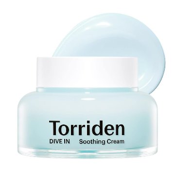 Torriden（トリデン） ダイブインスージングクリーム 100ml　フェイスクリーム スキンケア ジェル 乾燥 保湿 ヒアルロン酸 ハーブ配合 無着色 無香料 敏感肌 脂性肌の画像