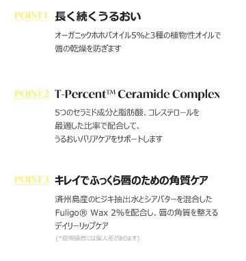 Torriden (トリデン)ソリッドイン セラミドリップエッセンス 11ml　リップ 唇ケア リップクリーム セラミド リップケア 保湿 うるおい 乾燥 角質ケア スリーピングパック 韓国コスメの画像