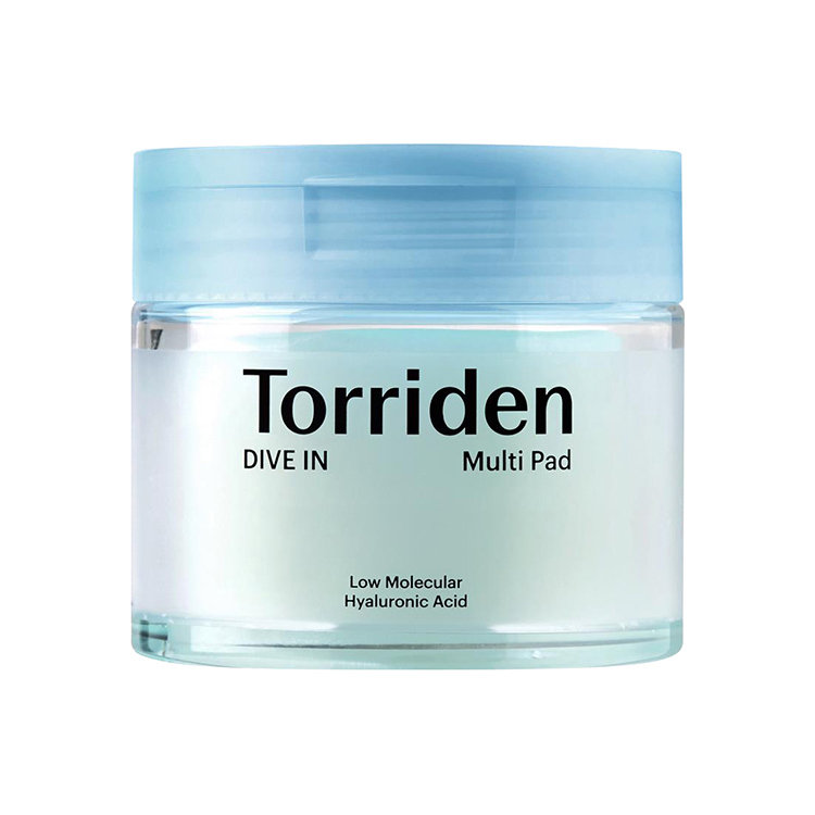 Torriden（トリデン） ダイブインマルチパッド 80枚入り スキンケア 乾燥 保湿 ふき取り化粧水 ヒアルロン酸 クーリングケア 無着色 無香料 敏感肌 トリデン 韓国コスメの画像