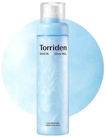  Torriden ダイブイングロウミスト 120ml&50ml 化粧水 ミスト化粧水 スキンケア 乾燥 保湿 ヒアルロン酸 無着色 無香料 敏感肌 脂性肌 ふき取り化粧水 トリデン 韓国コスメ の画像