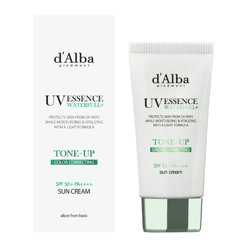 d’Alba ダルバ ウォータフルトーンアップサンクリーム グリーン 50ml 化粧下地 ベースメイク 日焼け止め UVカット カバーアップ 韓国コスメの画像