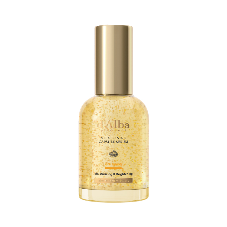 d’Alba(ダルバ) ビタトーニングカプセルセラム 50ml 美白 くすみ メラニン しみ ナイアシンアミド ビタミンC グルタチオン セラム 美容液 保湿 潤い 乾燥肌 敏感肌 ヴィーガンの画像