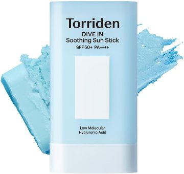 Torriden トリデン ダイブイン スージング サンスティック 19g 日焼け止め SPF50+ PA++++ UVカット 紫外線対策 ヒアルロン酸 うるおい クーリングケア 低刺激 敏感肌の画像