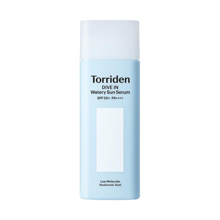 Torriden トリデン ダイブイン ウォータリー サンセラム 50ml 日焼け止め SPF50+ PA++++ UVカット 保湿 美容液 うるおい パンテノール 水分感 ヒアルロン酸 低刺激 の画像