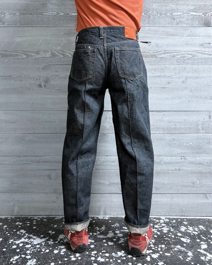 embers garment 【E-9】Center Pleated Jeansの画像