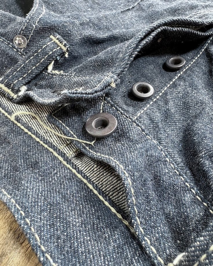 embers garment 【E-9】Center Pleated Jeansの画像