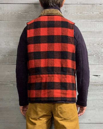 【Bisons】バイソンズ・高密度メルトンのウエストコートの画像