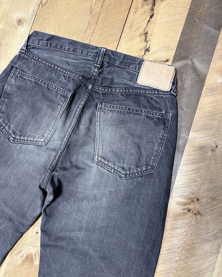 【SALONS】先染め硫化BK-JEANSストレート（在庫限りのワンメイクです）の画像