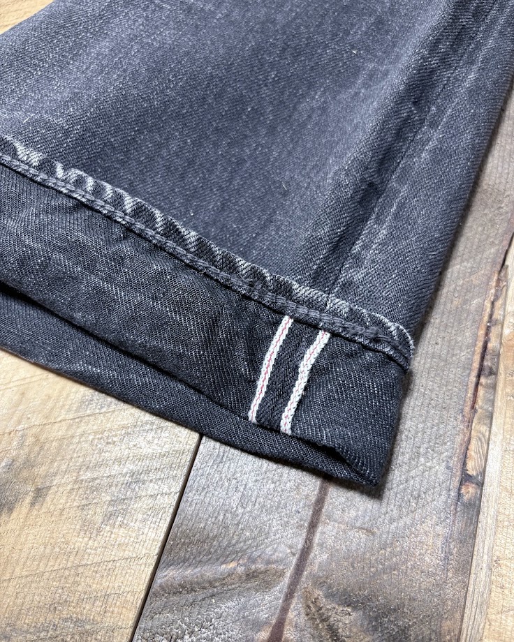 【SALONS】先染め硫化BK-JEANSストレート（在庫限りのワンメイクです）の画像