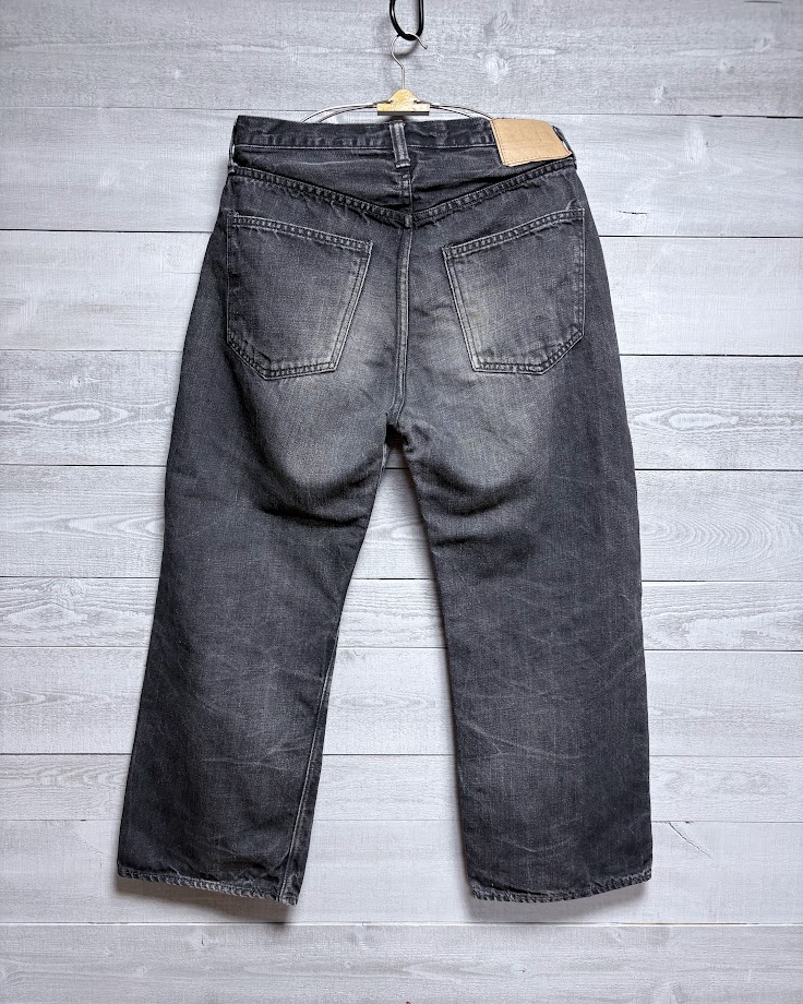 【SALONS】先染め硫化BK-JEANSストレート（在庫限りのワンメイクです）の画像