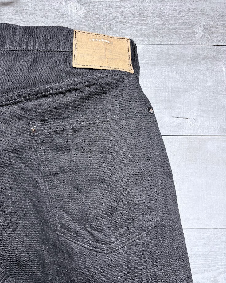 【SALONS】先染め硫化BK-JEANSストレート（在庫限りのワンメイクです）の画像