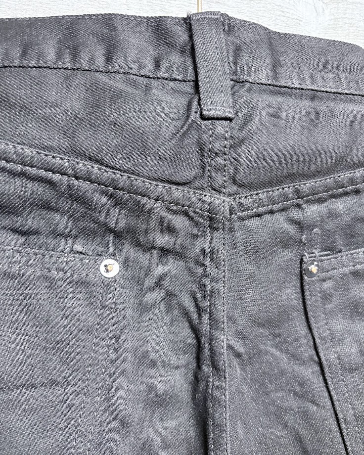 【SALONS】先染め硫化BK-JEANSストレート（在庫限りのワンメイクです）の画像