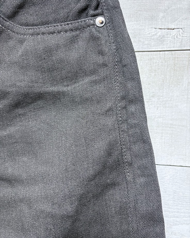 【SALONS】先染め硫化BK-JEANSストレート（在庫限りのワンメイクです）の画像
