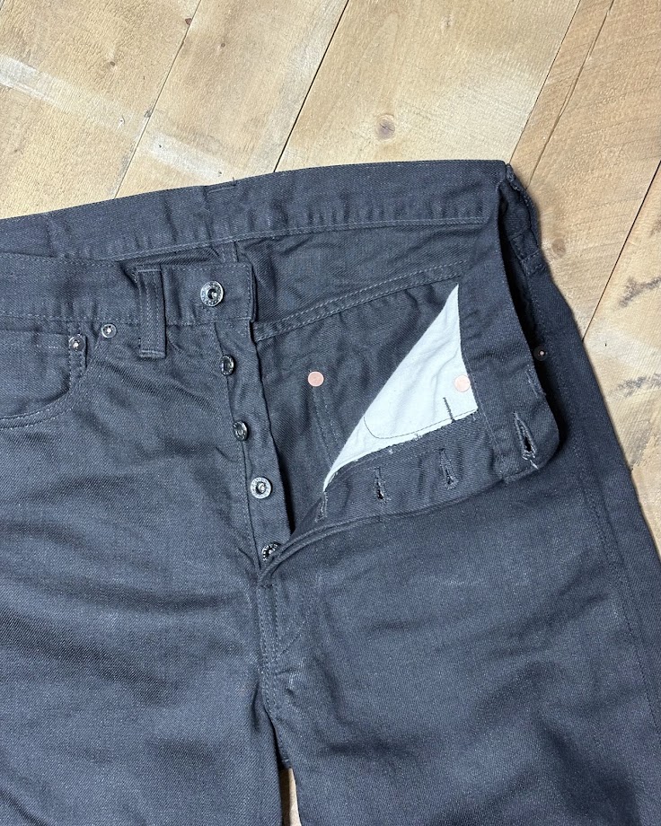 【SALONS】先染め硫化BK-JEANSストレート（在庫限りのワンメイクです）の画像