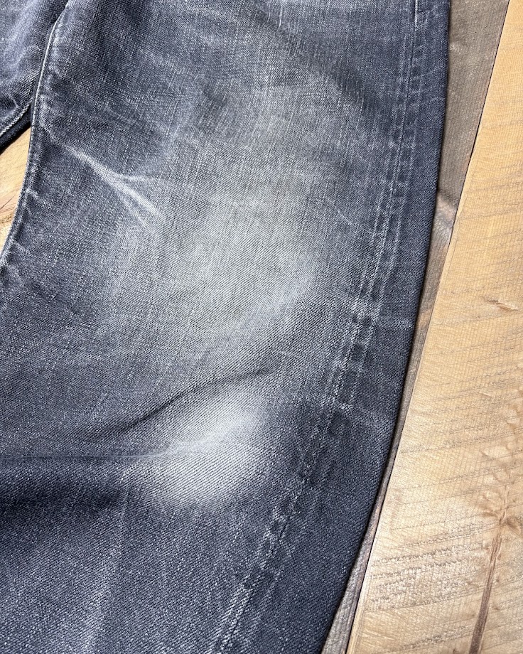 【SALONS】先染め硫化BK-JEANSストレート（在庫限りのワンメイクです）の画像