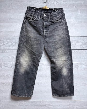 【SALONS】先染め硫化BK-JEANSストレート（在庫限りのワンメイクです）の画像