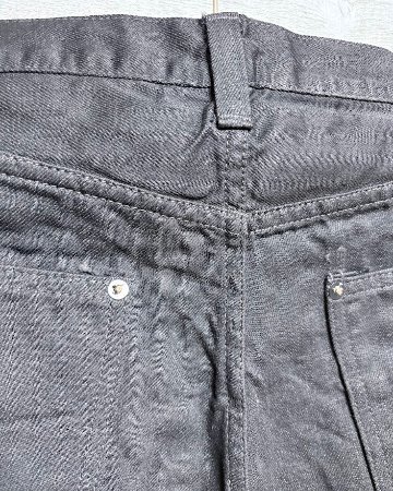 【SALONS】先染め硫化BK-JEANSストレート（在庫限りのワンメイクです）の画像