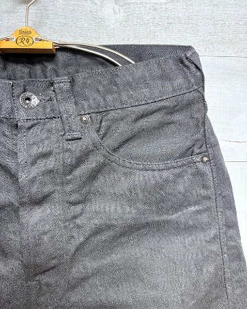 【SALONS】先染め硫化BK-JEANSストレート（在庫限りのワンメイクです）の画像
