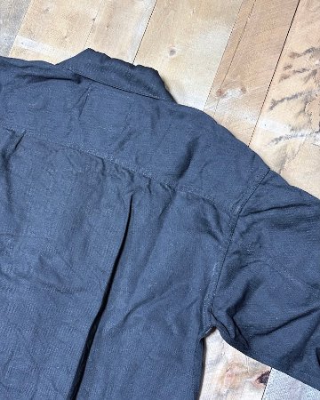 【SALONS】先染め硫化BK-トラッカージャケット（在庫限りのワンメイクです）の画像