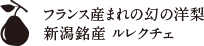 洋梨 ルレクチエ