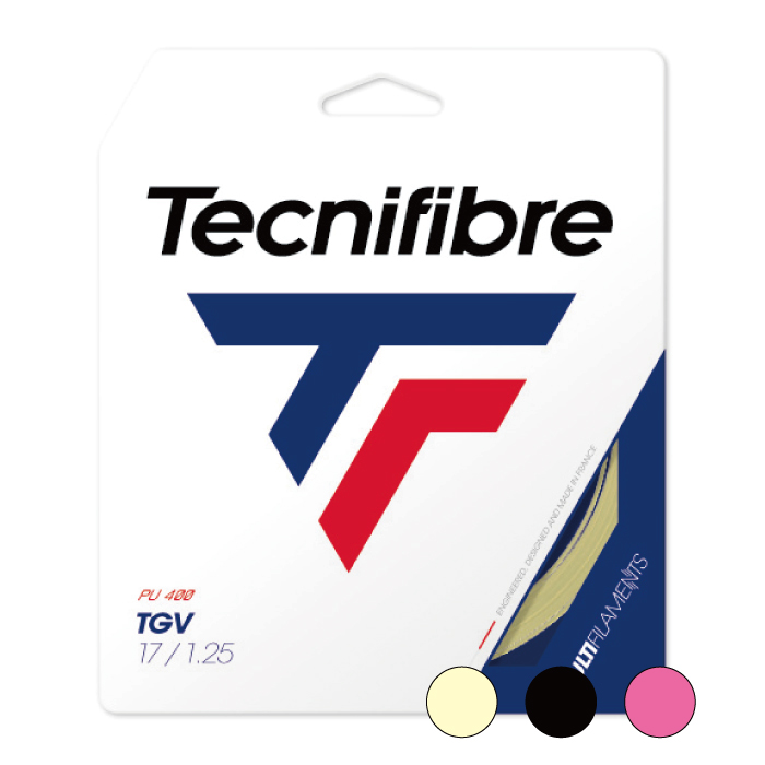 テクニファイバー ティージーブイ（ＴＧＶ）／1.25mm テニスガットの画像