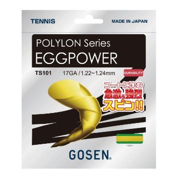 ゴーセン エッグパワー１７ TS101 テニスガットの画像