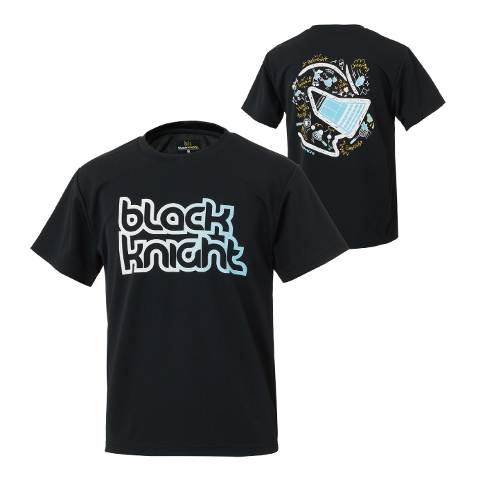 ブラックナイト ドライＴシャツ【ブラック/ホワイト】T-5101Uの画像