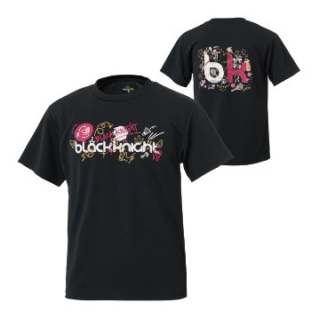 ブラックナイト ドライＴシャツ【ブラック/ピンク】T-6106Uの画像
