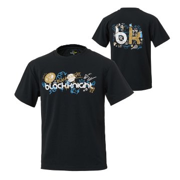ブラックナイト ドライＴシャツ【ブラック/ゴールド】T-6106Uの画像