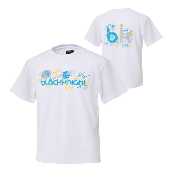 ブラックナイト ドライＴシャツ【ホワイト】T-6106Uの画像