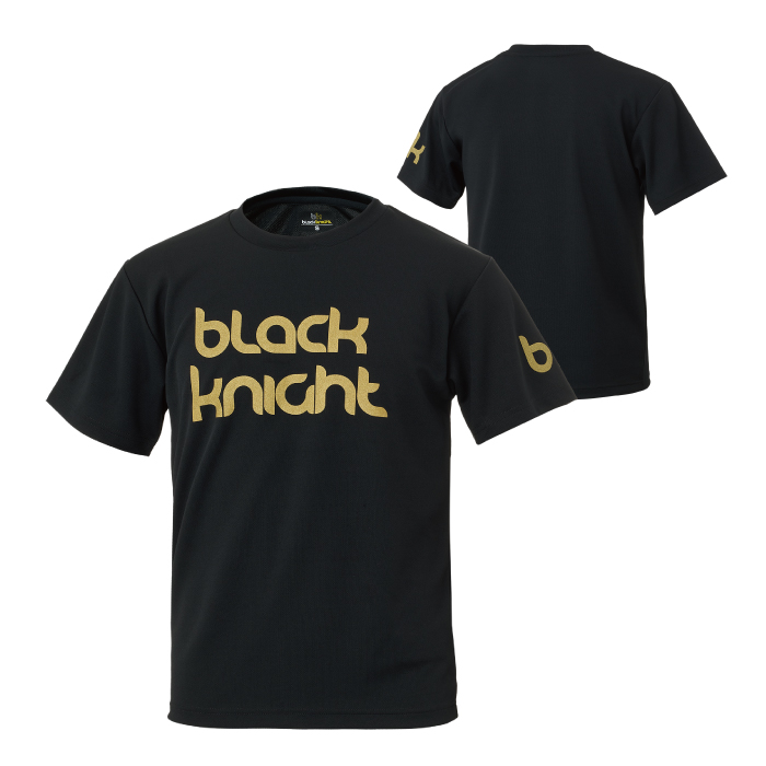 ブラックナイト ドライＴシャツ【ブラック/ゴールド】T-6109Uの画像