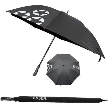 ゴーセン ビックロゴ入り特大 長傘 AC89BK 晴雨兼用 ＵＶカット 数量限定品の画像