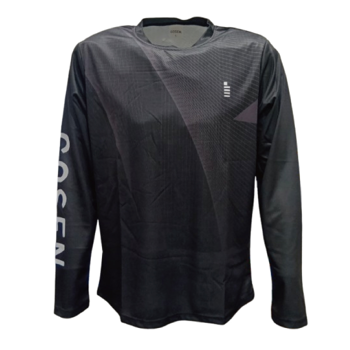 ゴーセン ユニ ドライロングＴシャツ【ブラック】JPT59 数量限定生産品の画像