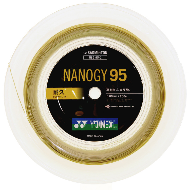 ヨネックス ナノジー９５ 200mロール NBG95-2 バドミントンガットの画像