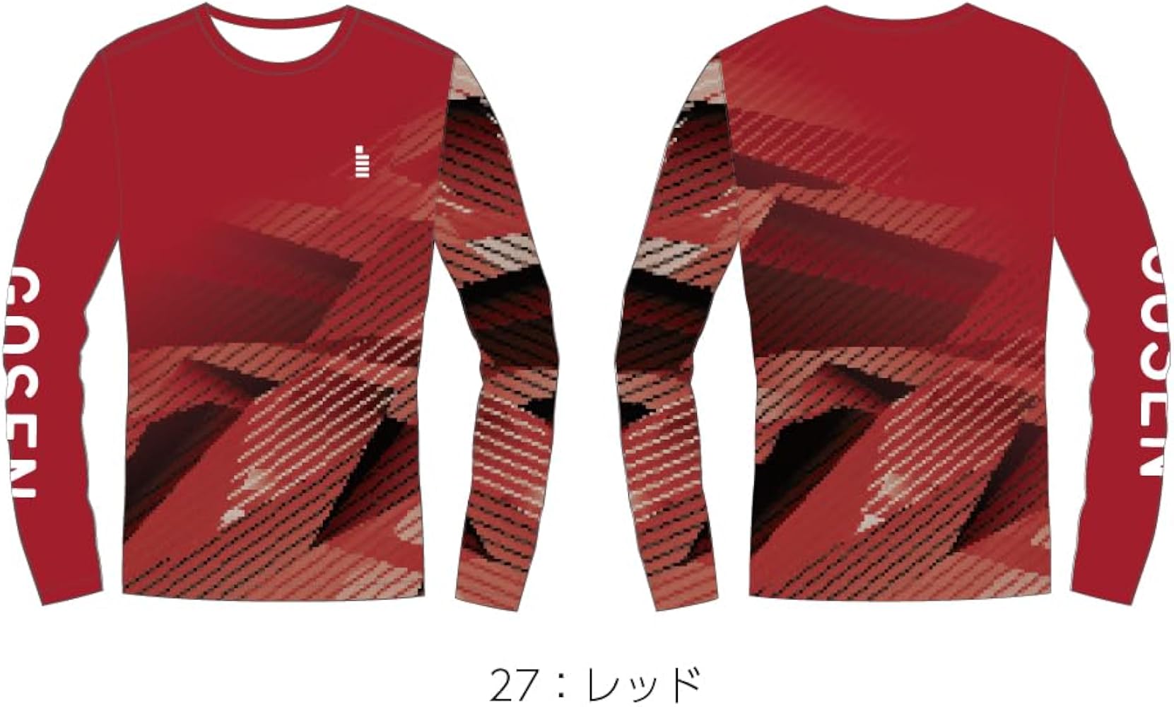 ゴーセン ユニ 限定ロングＴシャツ【27.レッド】JPT36の画像
