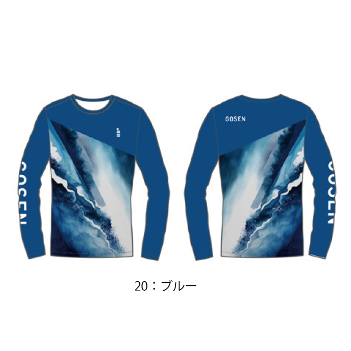 ゴーセン ユニ 限定ロングＴシャツ【20.ブルー】JPT42の画像