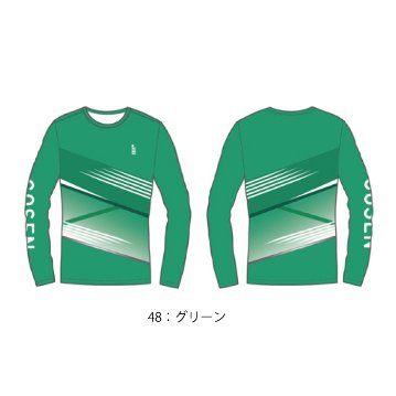 ゴーセン ユニ 限定ロングＴシャツ【48.グリーン】JPT44の画像