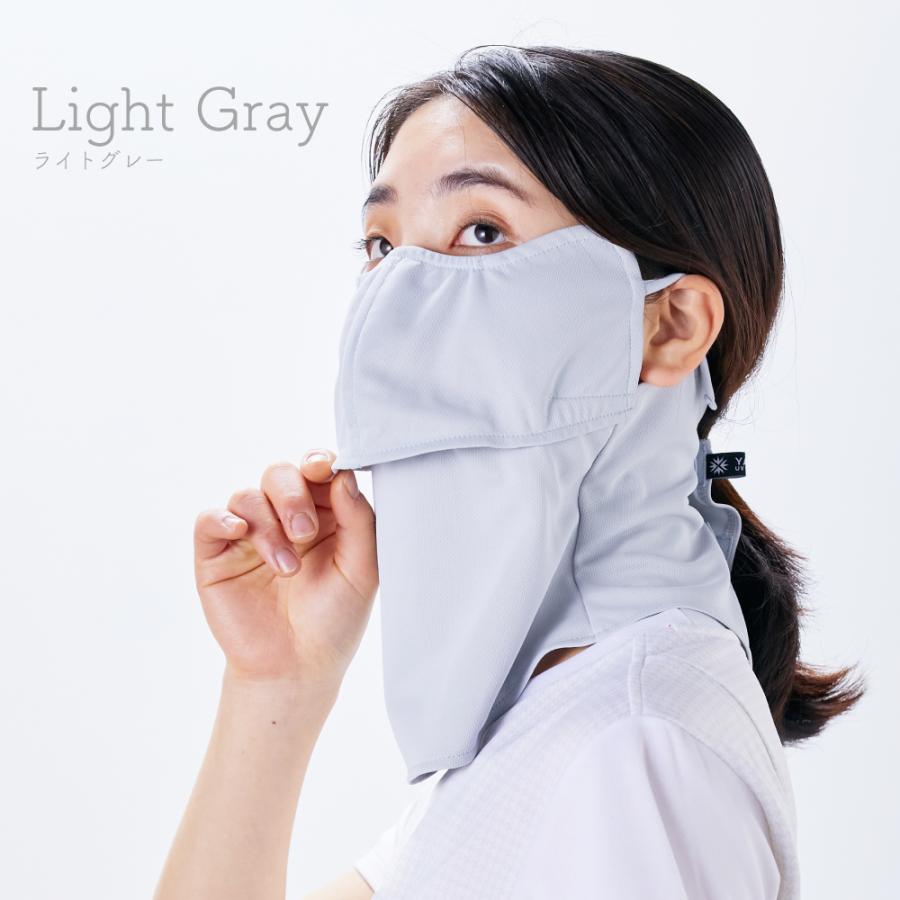 ヤケーヌ 目尻プラス スナップボタン留め UVカット フェイスカバー マスクの画像