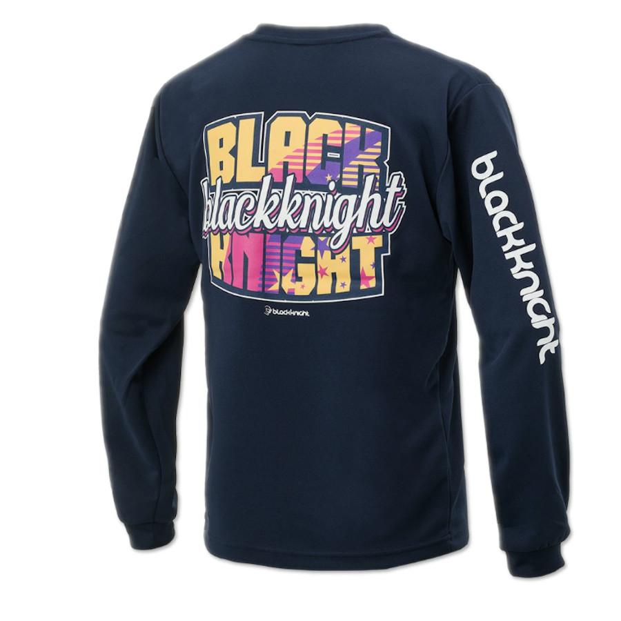 ブラックナイト ユニ ドライロングＴシャツ【ネイビー】T-5201Uの画像