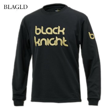 ブラックナイト ユニ ドライロングＴシャツ【ブラック／ゴールド】T-5205Uの画像